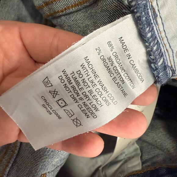 Quince Warren Stretch Slim Straight Jeans, Azure Blue, 33x34 - Picture 3 of 5